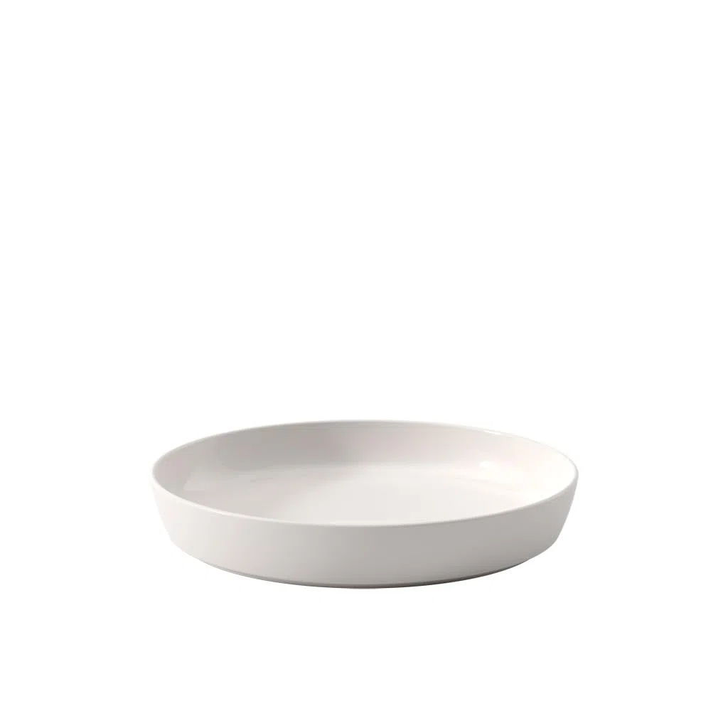 Villeroy und Boch - Iconic miska płaska, elegancka miska na owoce i mniejsze dodatki, porcelana premium, nadaje się do mycia w zmywarce, biała
